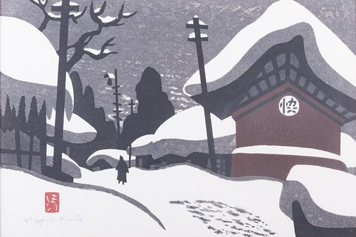 KIYOSHI SAITO JAPANESE WOODBLOCK