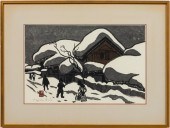 KIYOSHI SAITO, WOODBLOCK PRINT