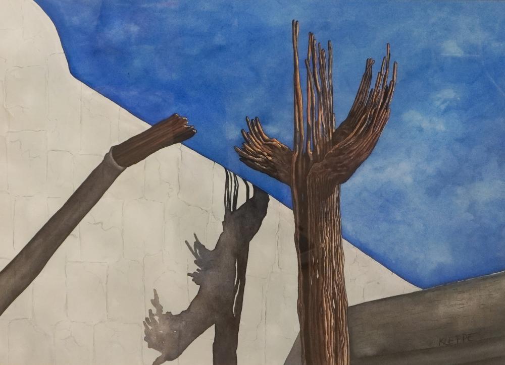 KLEPPE, UNTITLED, WATERCOLOR ON