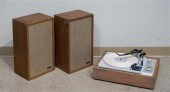 KLH TURNTABLE AND A PAIR OF KL