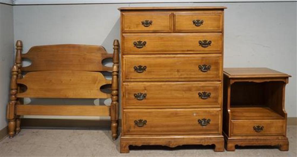 KLING MAPLE CHEST OF DRAWERS, A