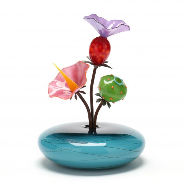 KLISZEWSKI GLASS (CA), FLOWER