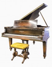 KNABE GRAND PIANO AND BENCHser