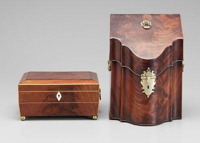 Knife box and inlaid box: