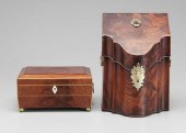Knife box and inlaid box: Geor