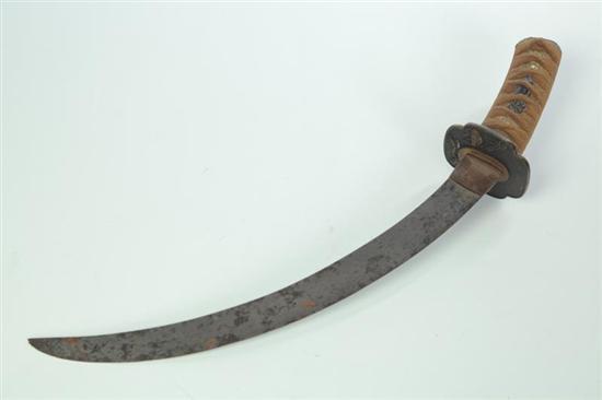 KNIFE.  Japan  19th century. Curved