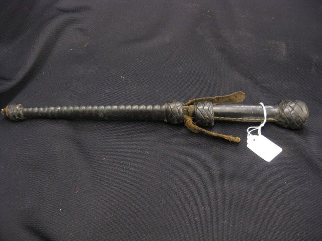 Knife with black jack style
