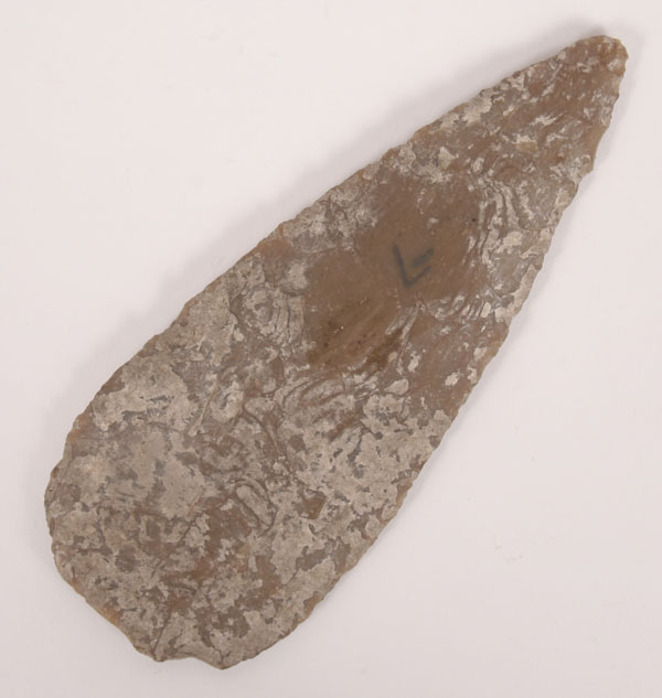 Knife with heavy patination.  4
