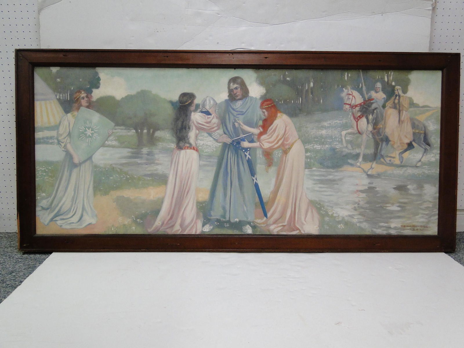 KNIGHT & MAIDENS BY HOWARD GILES,