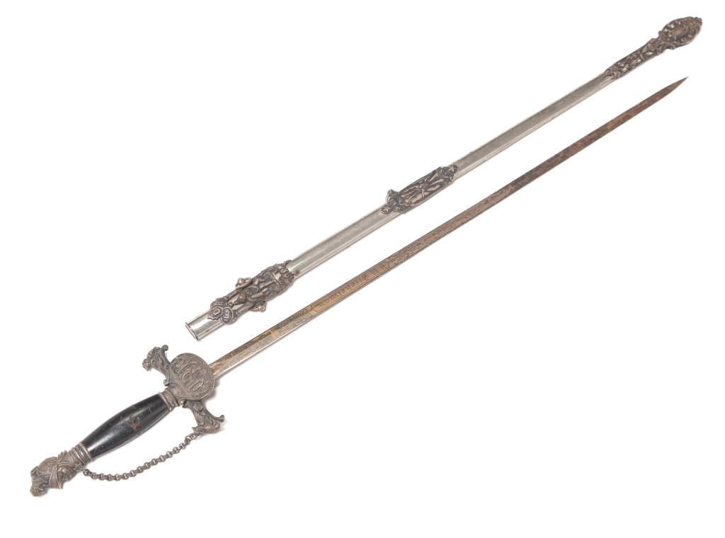 KNIGHTS OF PYTHIAS LODGE SWORD. Ca.
