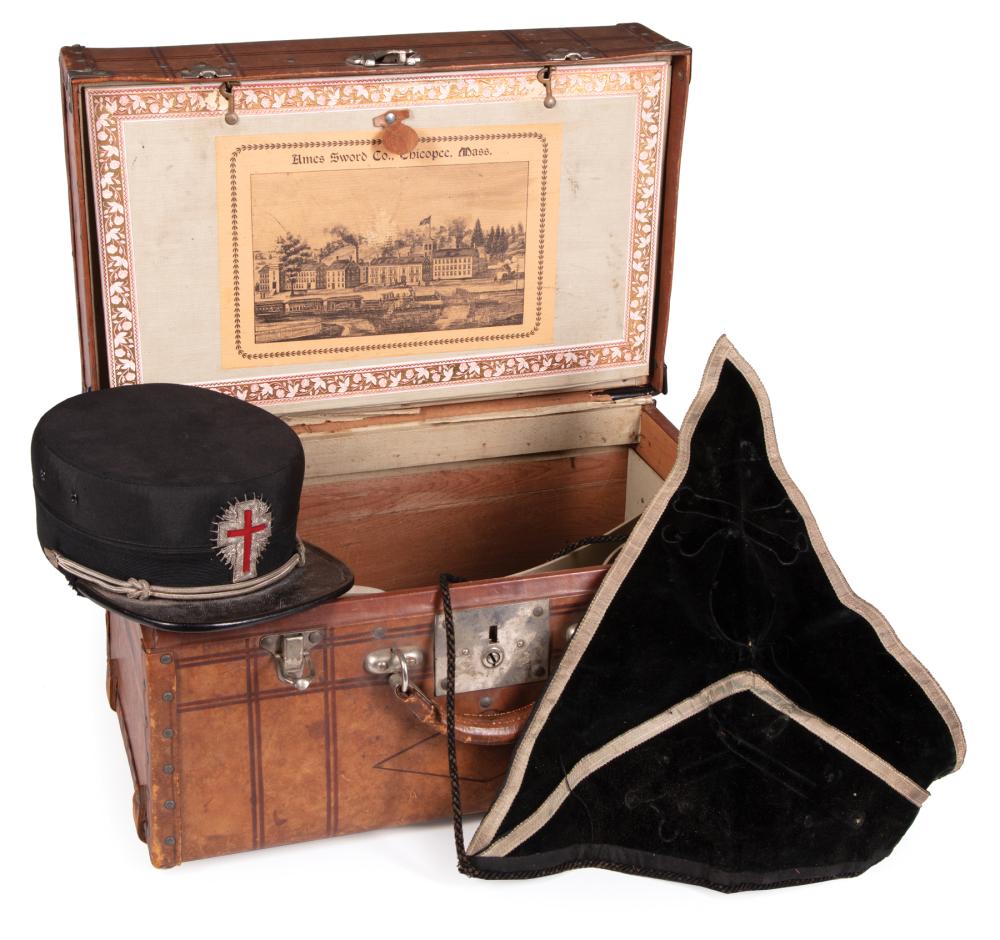 KNIGHTS TEMPLAR HAT AND CARRYING