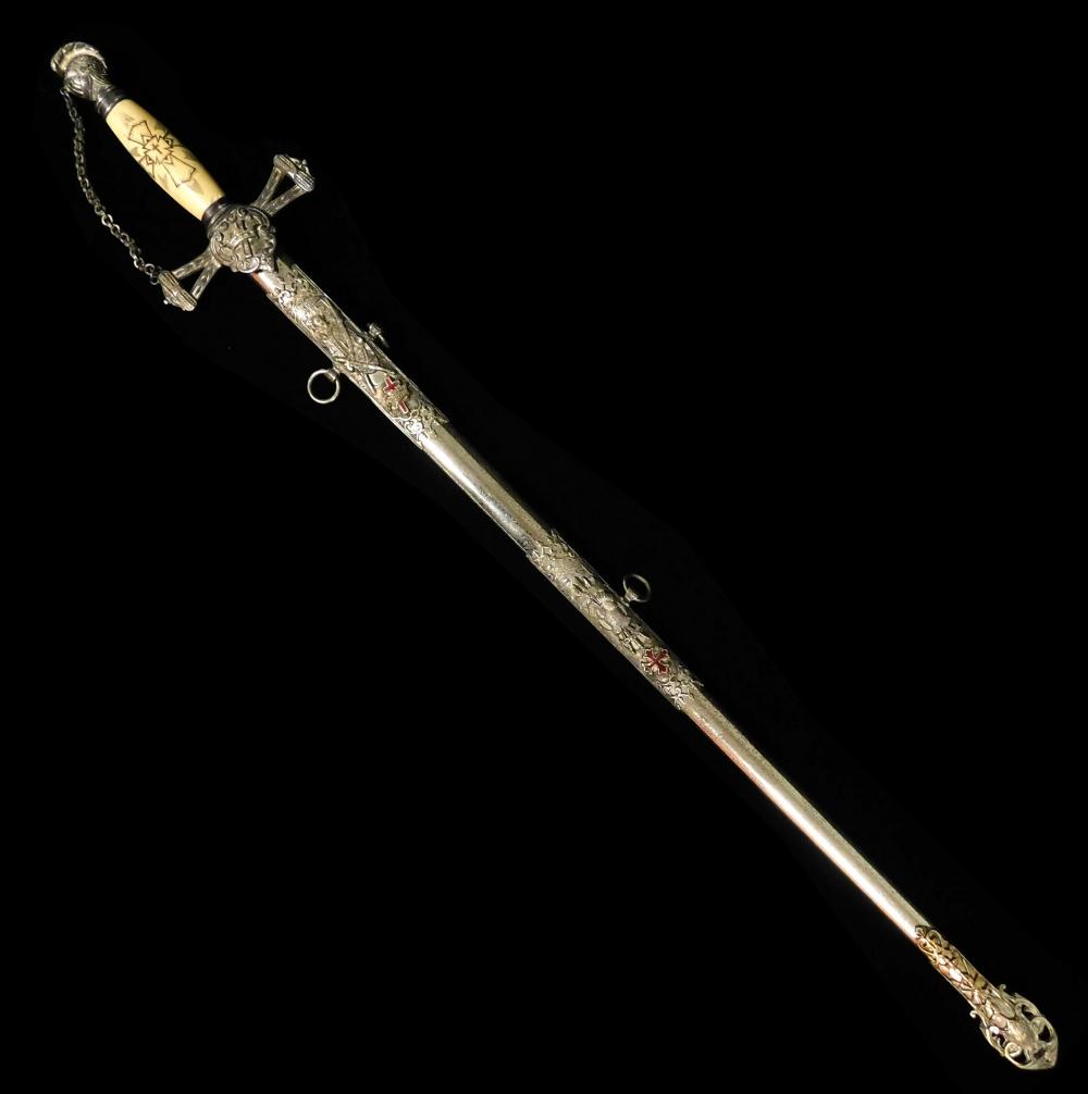 KNIGHTS TEMPLAR MASONIC SWORD,