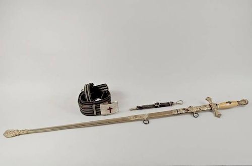 KNIGHT'S TEMPLAR SWORD &