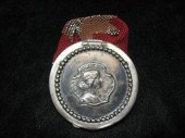 Knit sterling silver purse