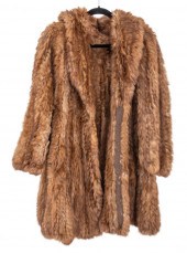 KNITTED RABBIT LADIES' FUR COA
