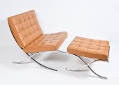 KNOLL BARCELONA CHAIR & OTTOMA