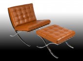 KNOLL BARCELONA LOUNGER & OTTO