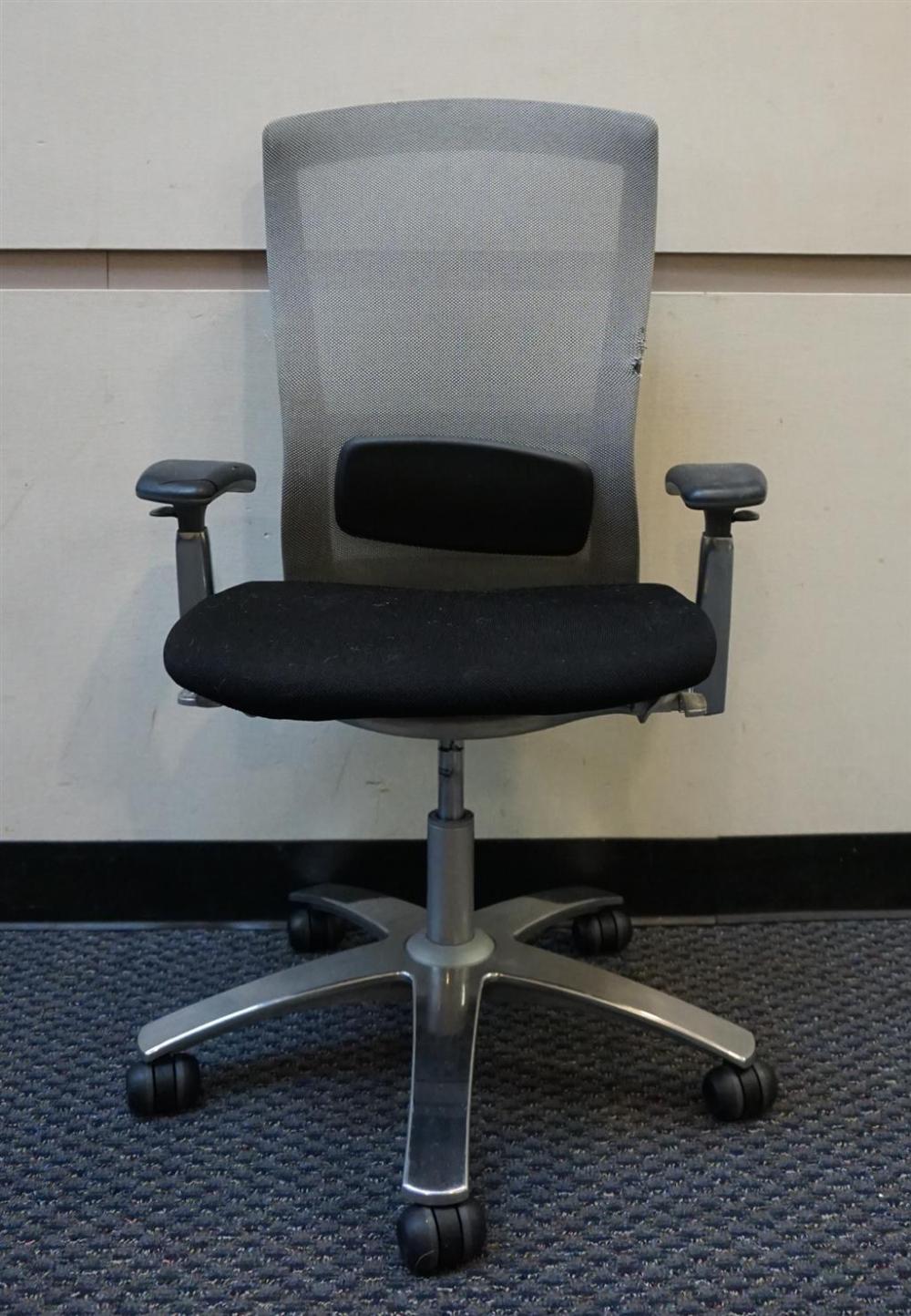KNOLL INTERNATIONAL GRAY MESH BLACK