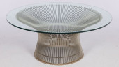 KNOLL NICKEL PLATNER COFFEE TA