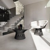 KNOLL PLANTER LOUNGE CHAIR BY