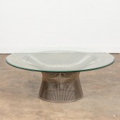 KNOLL PLATNER WIRE COFFEE TABL