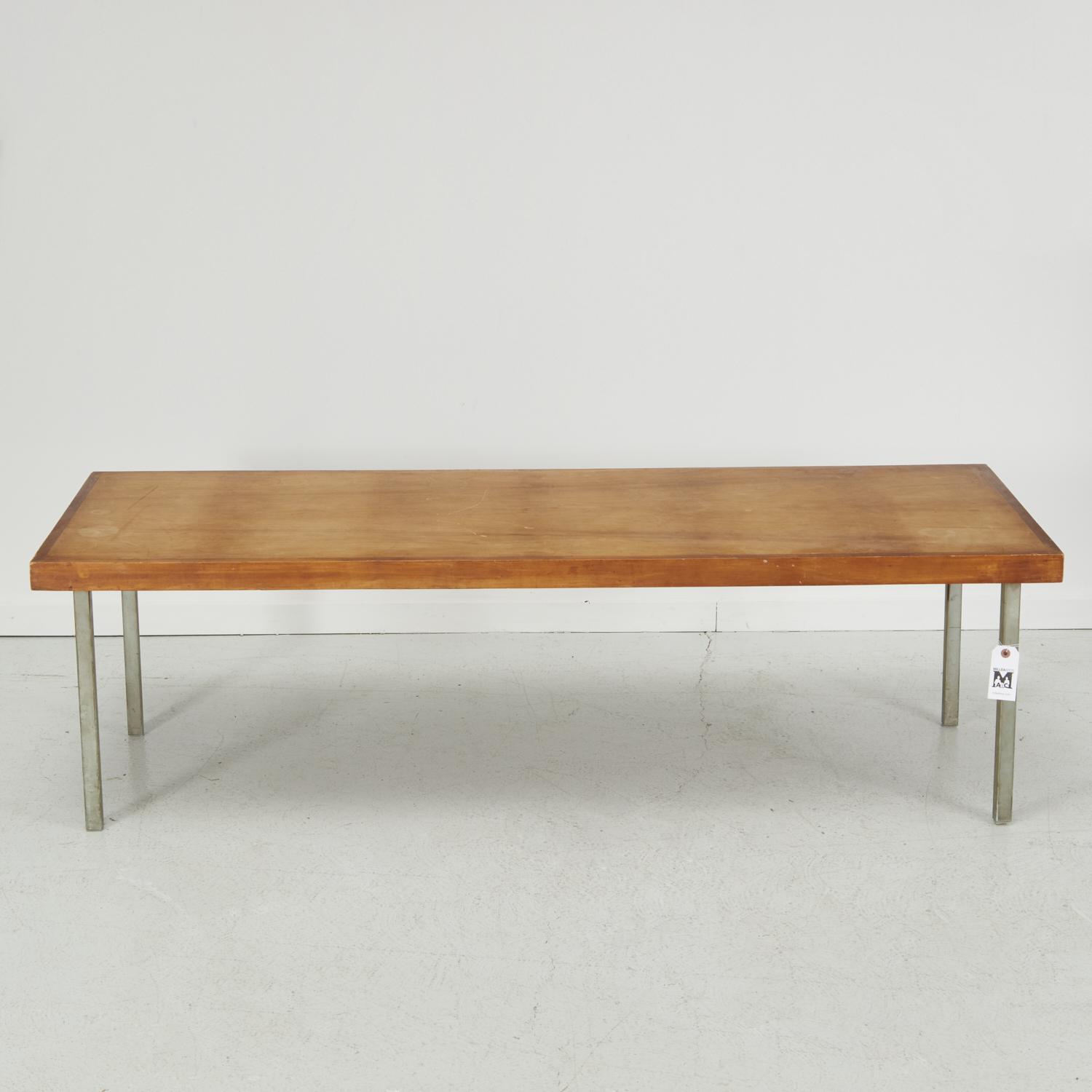KNOLL STYLE MODERNIST WALNUT &