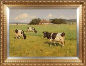 KNUD EDSBERG (1911-2003) OIL O