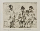 KNUTE HELDNER (D.1952) ETCHING