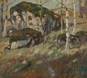 KNUTE HELDNER "MOSS COVERED RO