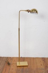 KOCH AND LOWY BRASS FLOOR LAMP