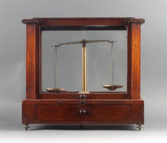 Kohlbusch mahogany and glass