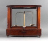 Kohlbusch mahogany and glass c