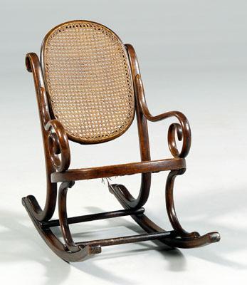 Kohn child's bentwood rocker,