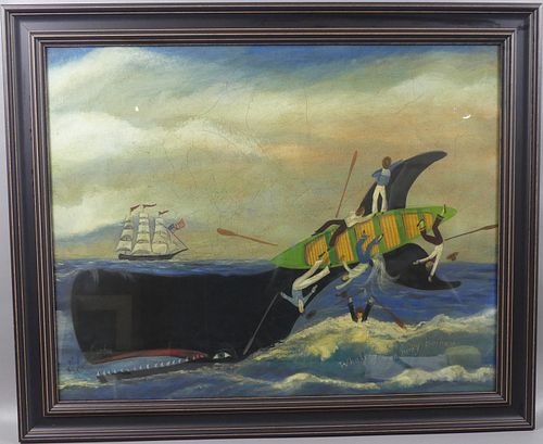 KOLENE SPICHER PAINTNG OF WHALING