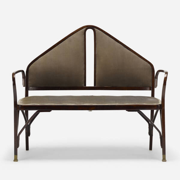 Koloman Moser, attribution. settee.