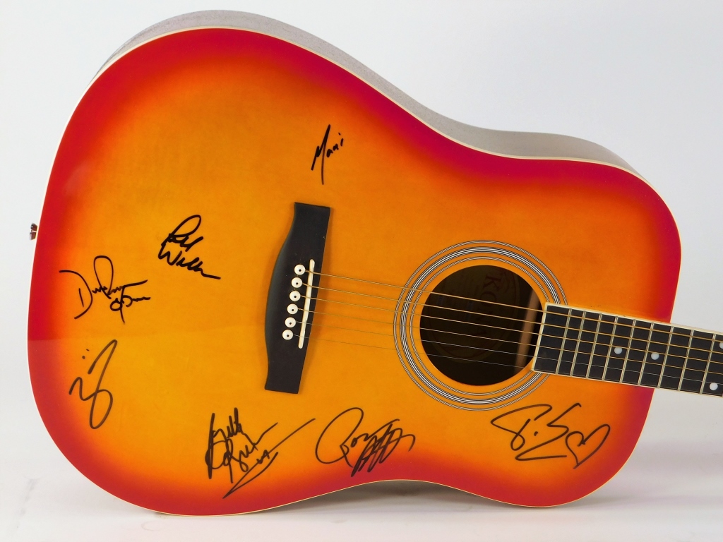 KONA K41CSB GUITAR SIGNED BY KANSAS