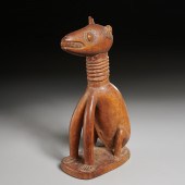 KONGO PEOPLES, RARE CARVED WOO