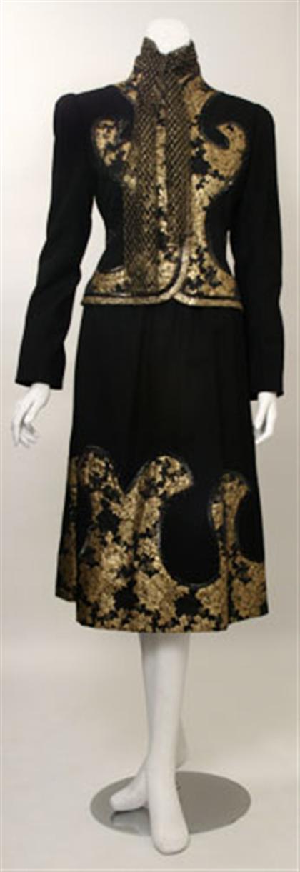 Koos Van Den Akker metallic skirt