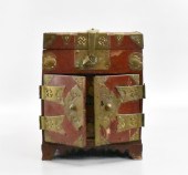 KOREAN ANTIQUE LACQUERED WOOD