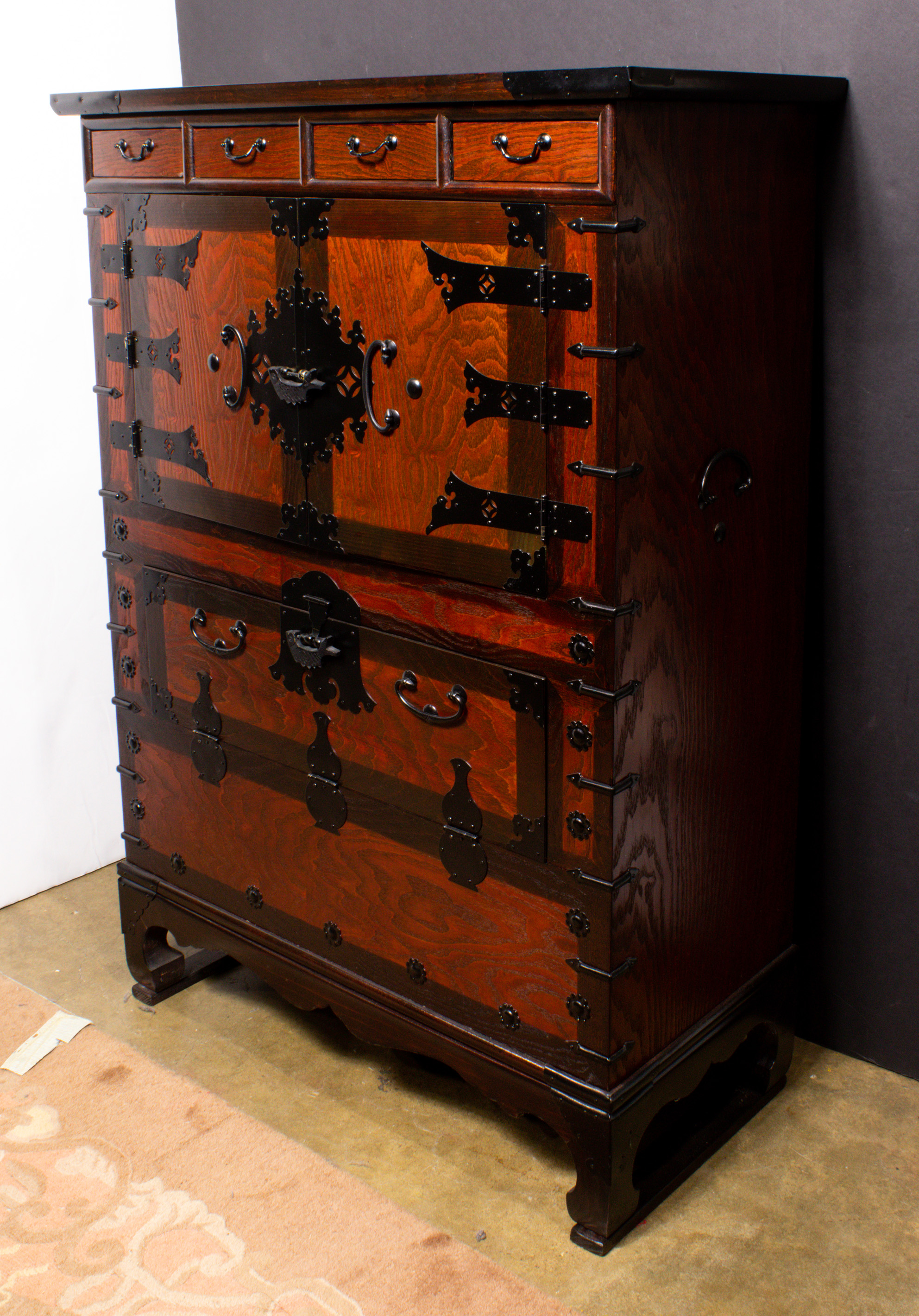 KOREAN BANDAJI CABINET WITH IRON