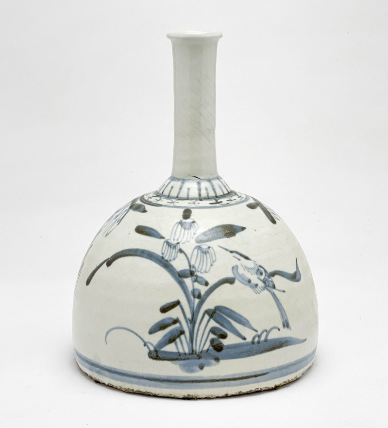 KOREAN BLUE AND WHITE BOTTLE