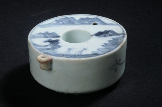 KOREAN BLUE AND WHITE PORCELAIN