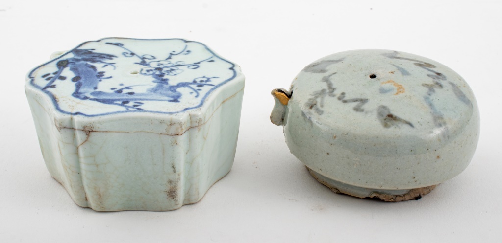 KOREAN BLUE AND WHITE PORCELAIN