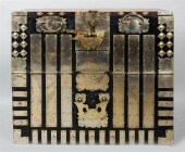 KOREAN BRASS-BOUND STAINED PIN