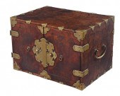 KOREAN BRASS BOUND TABLETOP CH