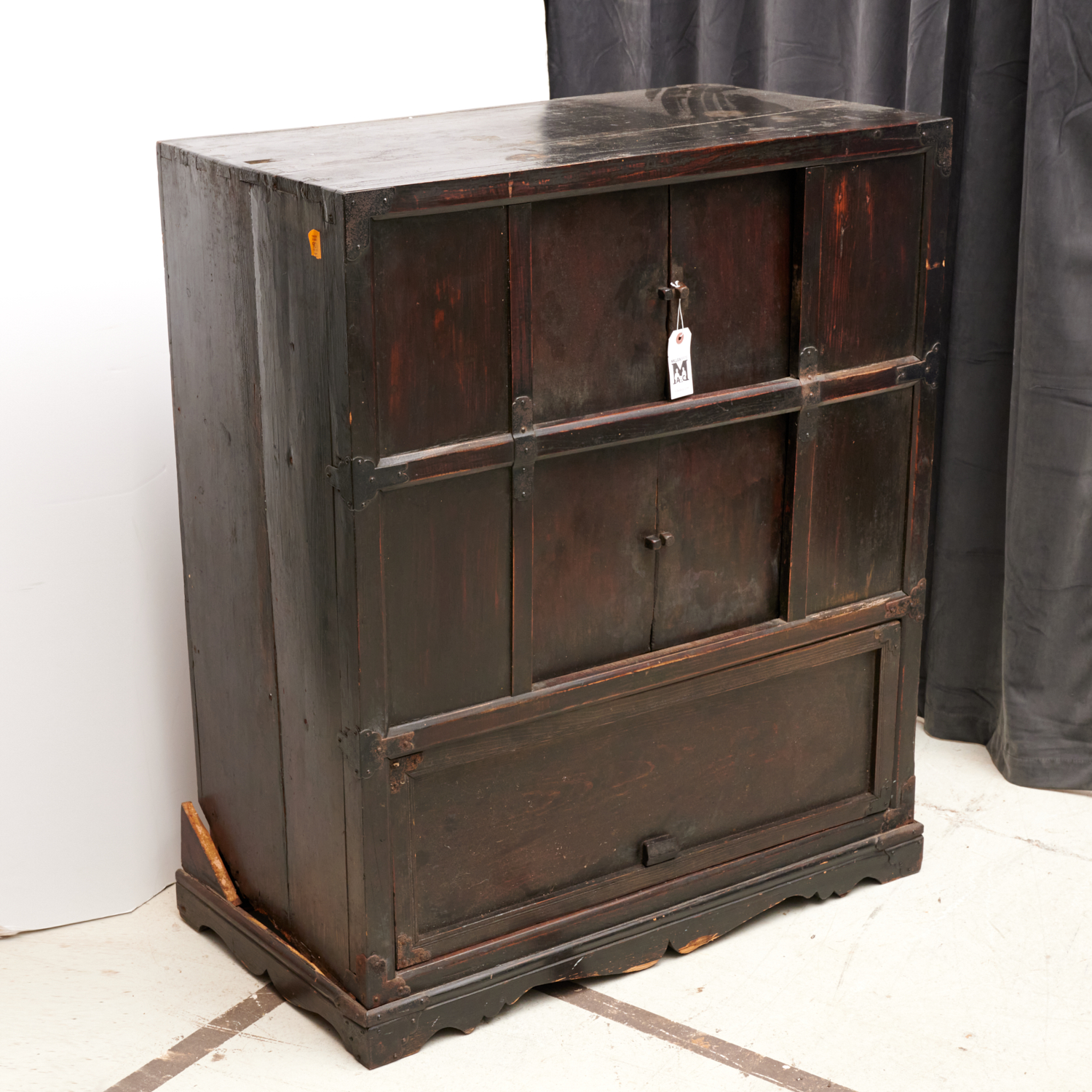 KOREAN CARVED WOOD BLANKET CHEST
