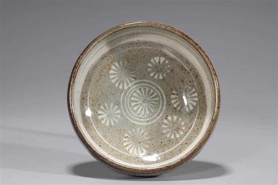 Korean celadon glazed bowl;