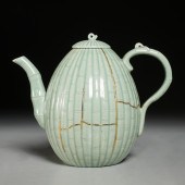 KOREAN CELADON MELON-SHAPED EW