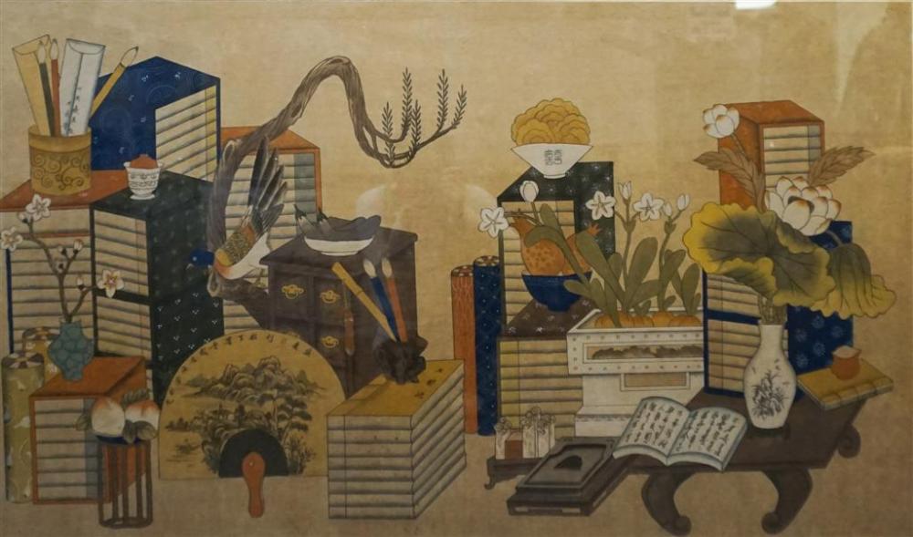KOREAN, CHAEKGEORI, WATERCOLOR ON