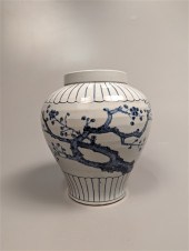 Korean Chosun-style, blue and
